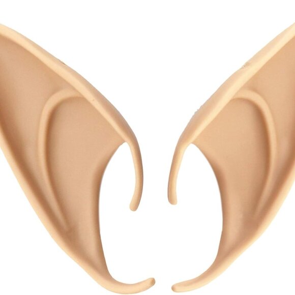 2 Pairs Cosplay Fairy Pixie Elf Ears Soft Pointed Ears Tips Anime Party Dress Up - Picture 3 of 6